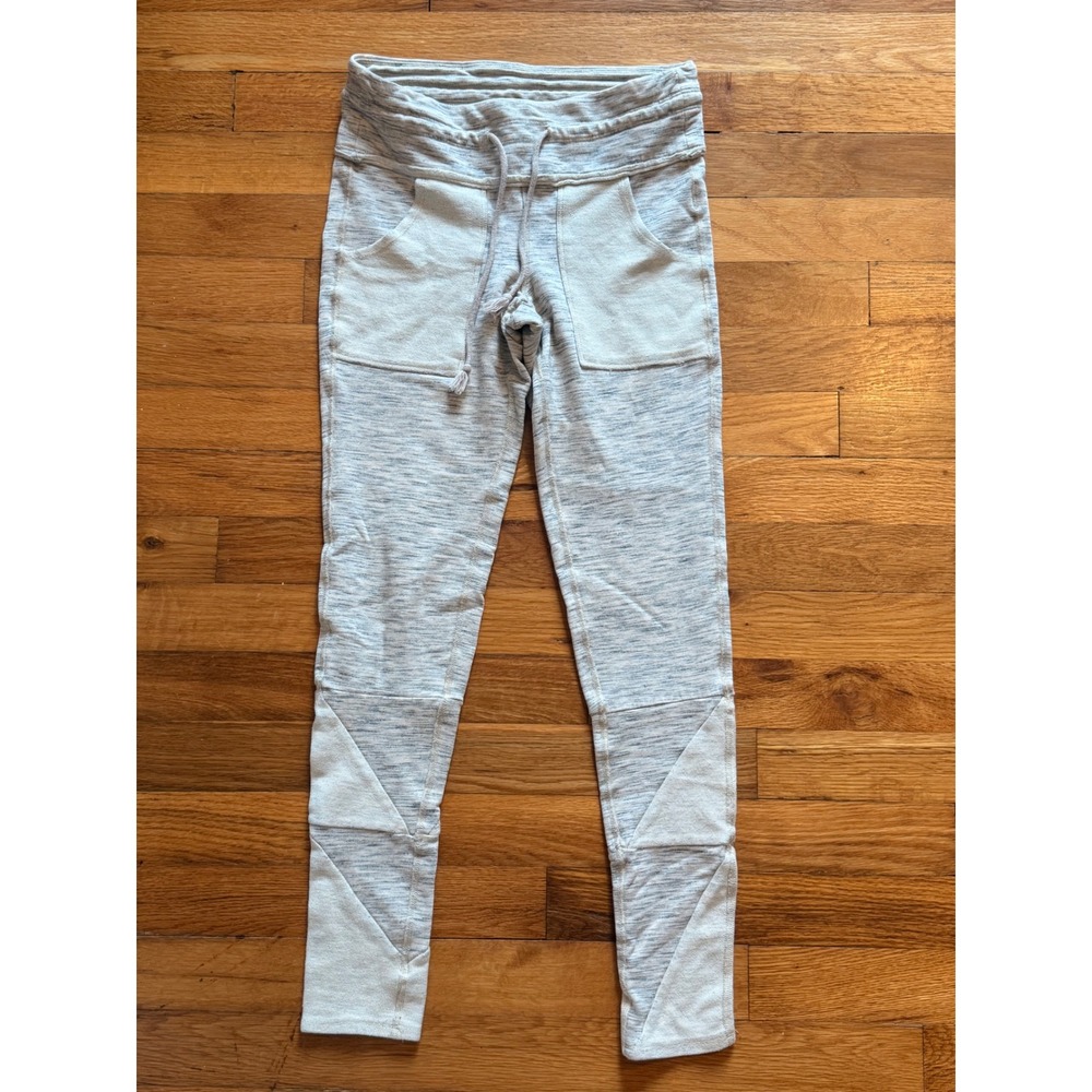 Free People FP Movement Space Dye Joggers Grey Slim Fit Sweatpants XS